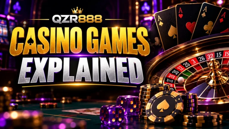 Casino Games Explained: Types, Rules and What Beginners Should Know. qzr888